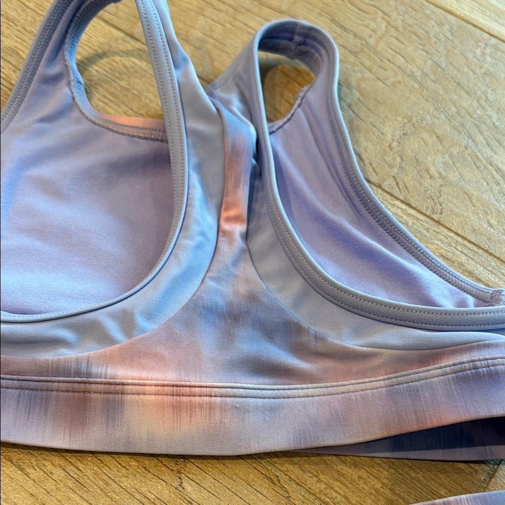 Athleta Girl Tie-Dye Bikini Set size Small / 7 pink purple - Picture 7 of 8
